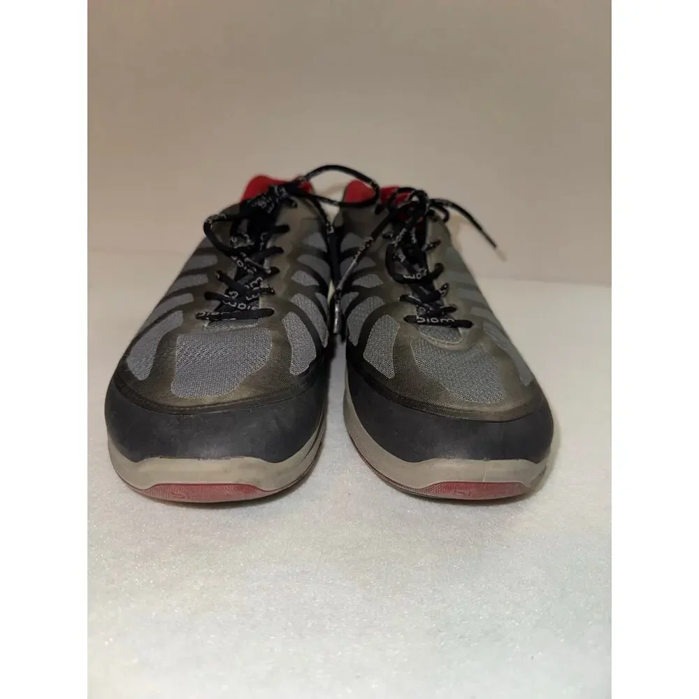 Ecco Men's BIOM Fjuel Racer Trainers Walking Shoes Green Gray Red 10.5 EU44
